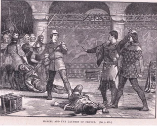 Marcel et le Dauphin de France AD 1358